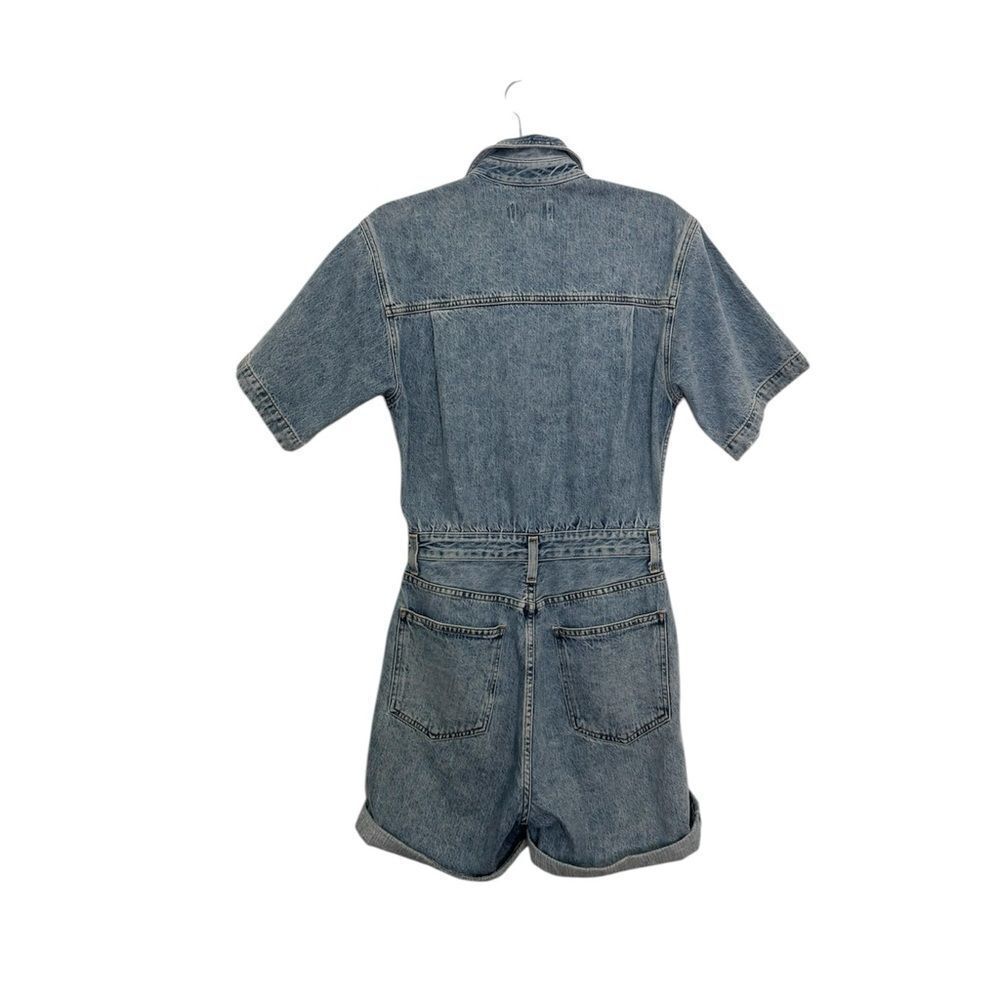 AGOLDE Rio Zora Denim Playsuit - Mid denim - Picture 9 of 13